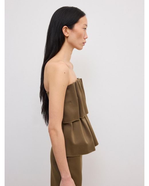 House of Dagmar Natural Sculpted Tube Top
