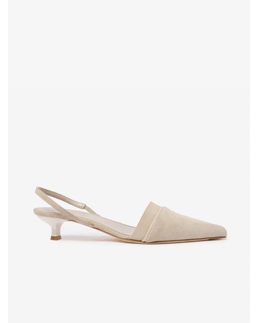 House of Dagmar Blue Suede Slingback