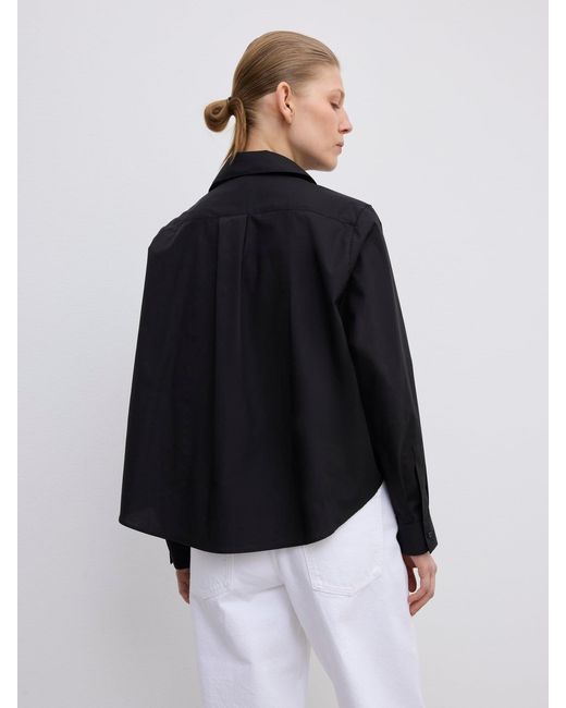 House of Dagmar White Cropped Shirt