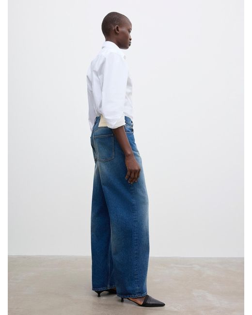 House of Dagmar Blue Baggy Fit Denim