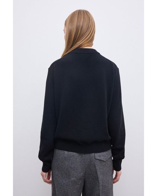 House of Dagmar Blue Cashmere Crewneck