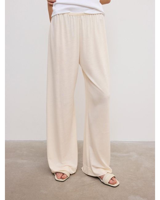 House of Dagmar Natural Jersey Trousers