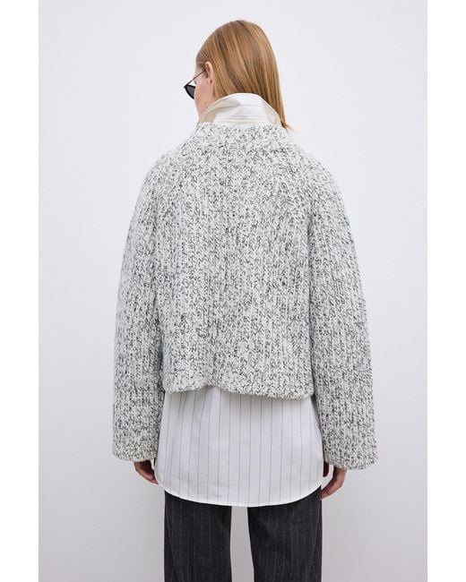 House of Dagmar Gray Salt & Pepper Knit