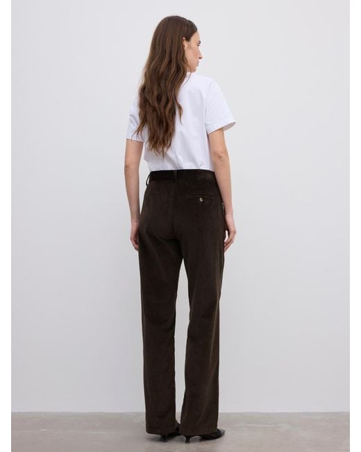 House of Dagmar White Corduroy Trousers