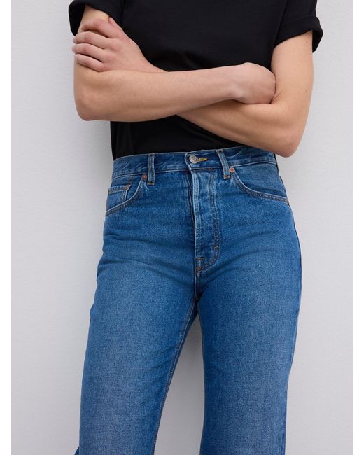House of Dagmar Blue Straight Leg Denim