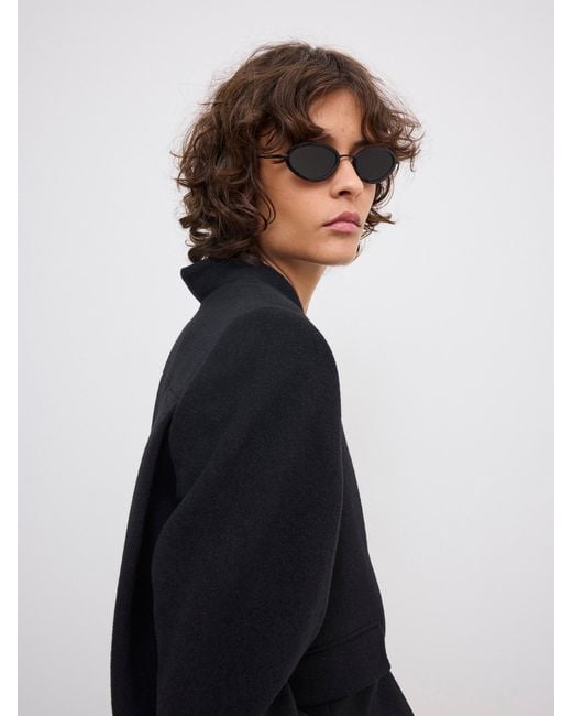 House of Dagmar White Short Curved Jacket