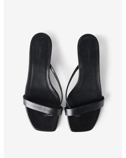 House of Dagmar Black Heeled Sandal