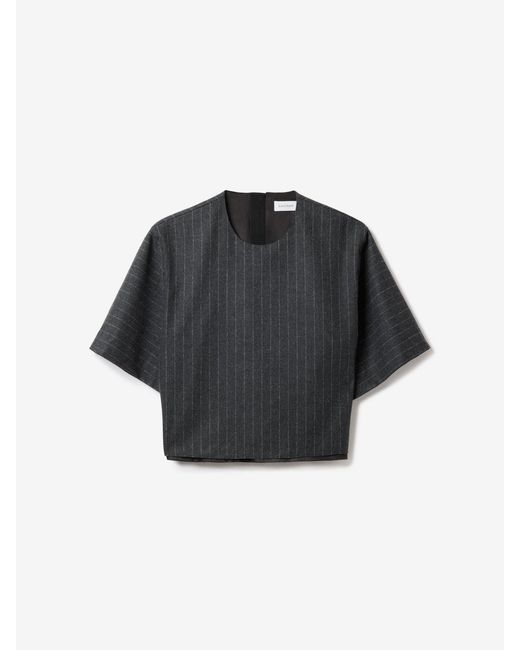 House of Dagmar Blue Pinstripe T-Shirt
