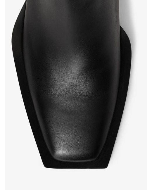 House of Dagmar Black Square Toe Chelsea Boots