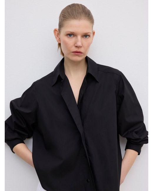 House of Dagmar White Cropped Shirt