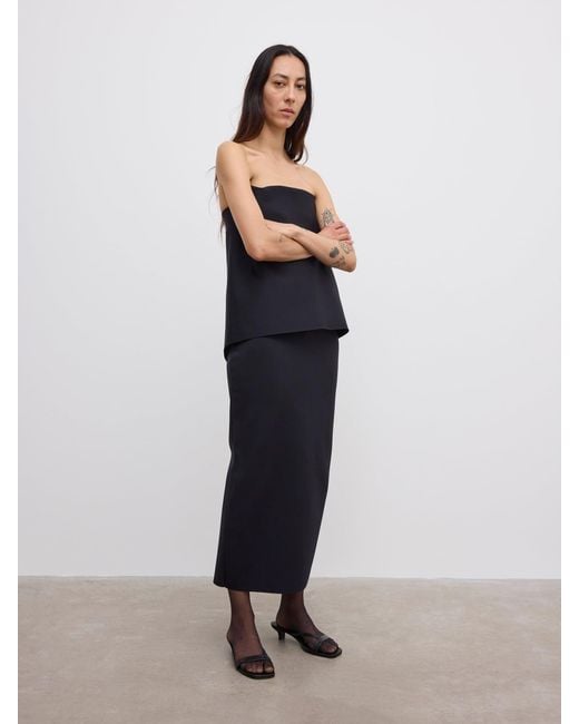 House of Dagmar Blue Square Slim Dress