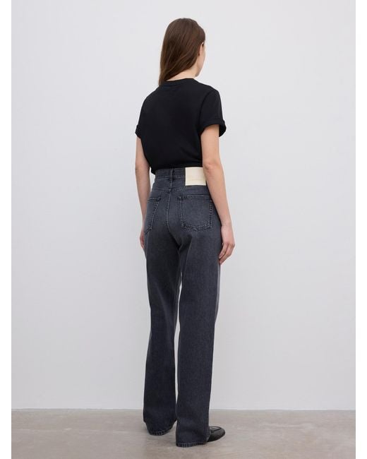 House of Dagmar Blue Wide Leg Denim