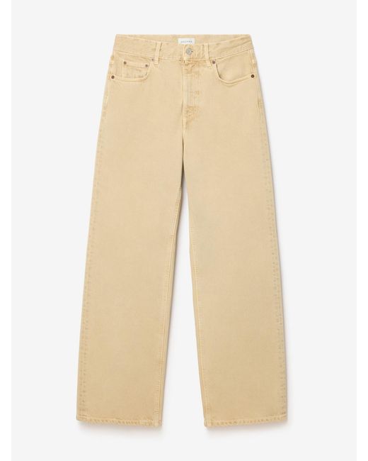 House of Dagmar Natural Baggy Fit Denim