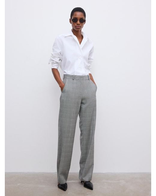 House of Dagmar Gray Classic Suit Trouser