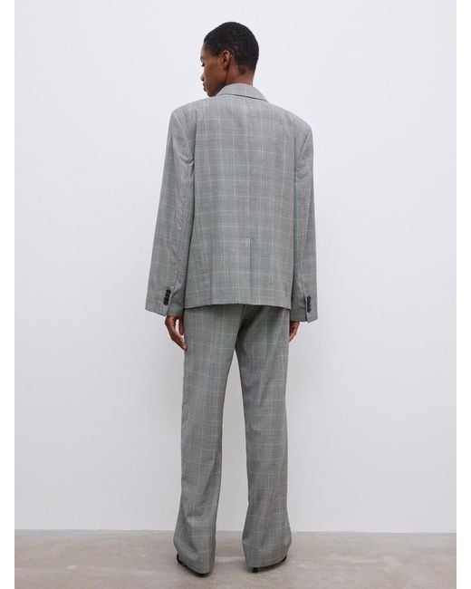 House of Dagmar Gray Db Checked Blazer