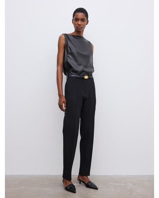House of Dagmar White Slim Fitted Trousers