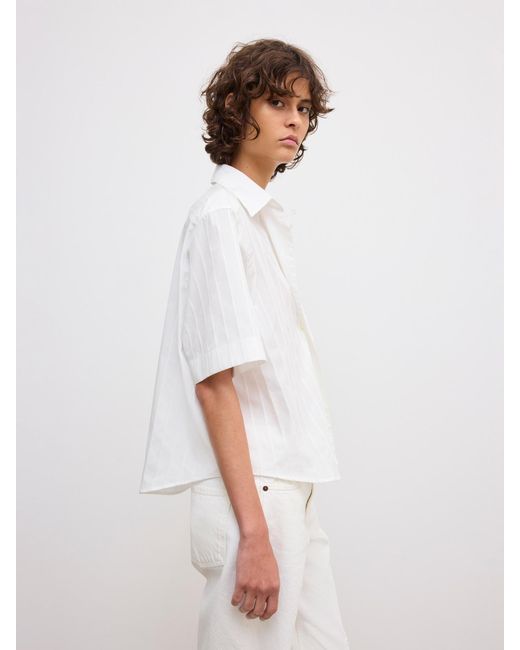 House of Dagmar White Shortsleeve Shirt