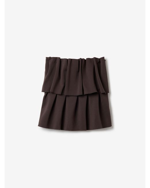 House of Dagmar White Sculpted Tube Top