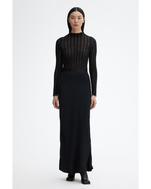 House of Dagmar Black Maxi Skirt