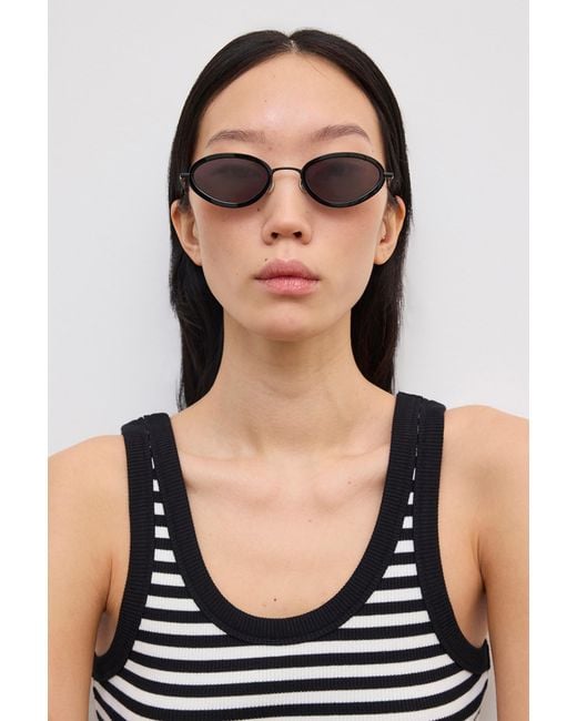 House of Dagmar White Ribbed Tank Top