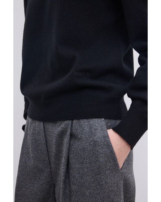 House of Dagmar Blue Cashmere Crewneck