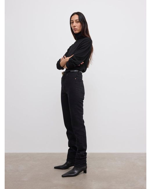 House of Dagmar Black Slim Fit Denim