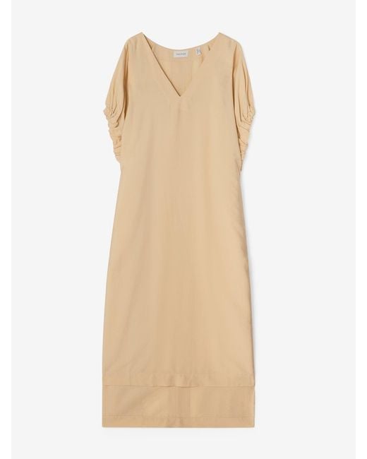 House of Dagmar Natural Rouched Dress