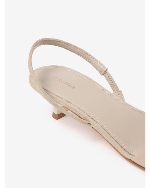 House of Dagmar Blue Suede Slingback