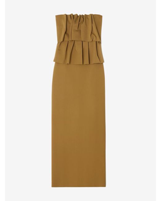 House of Dagmar Metallic Sculpted Slim Dress