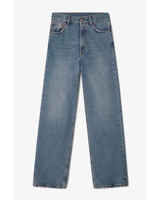 House of Dagmar Blue Wide Leg Denim