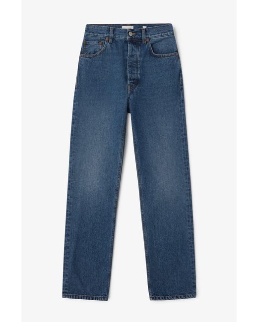 House of Dagmar Blue Straight Leg Denim