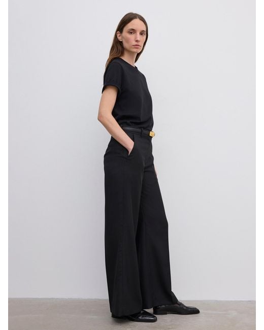 House of Dagmar Blue Wide Leg Trousers
