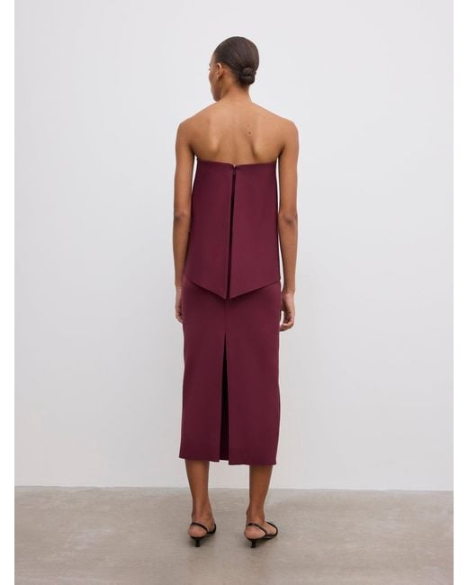 House of Dagmar Red Square Slim Dress