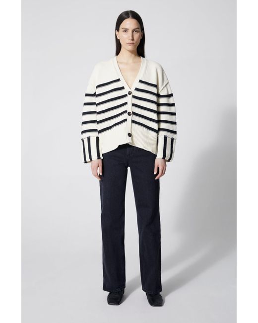 House of Dagmar Blue Mazzy Cardigan
