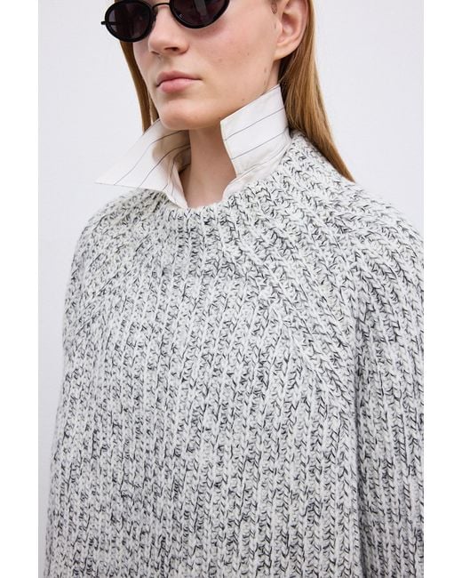 House of Dagmar Gray Salt & Pepper Knit