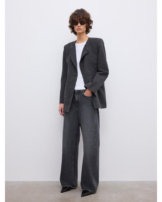 House of Dagmar White Sb Hourglass Blazer