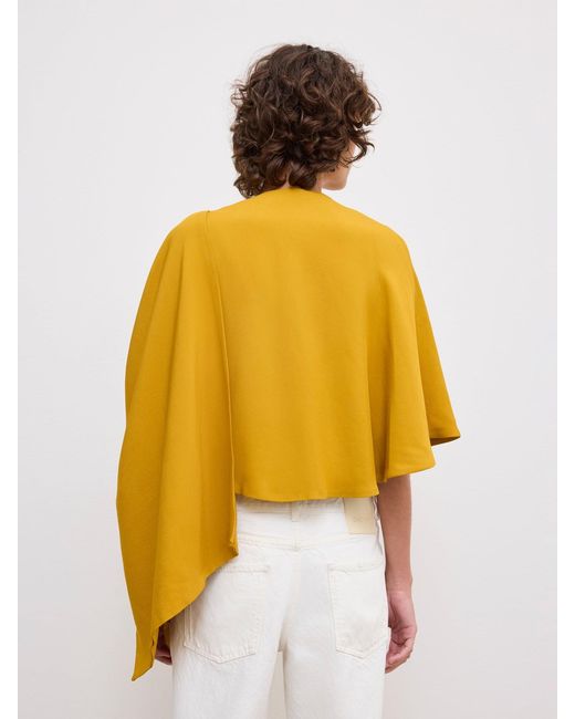 House of Dagmar White Cape Top