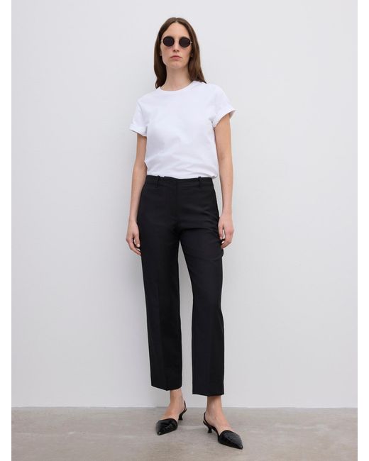 House of Dagmar White Cropped Trousers