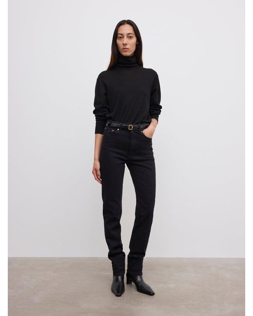 House of Dagmar Black Slim Fit Denim