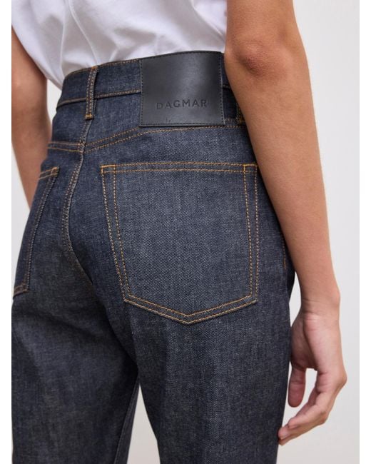 House of Dagmar White Straight Leg Denim