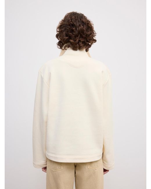 House of Dagmar Natural Polo Sweatshirt