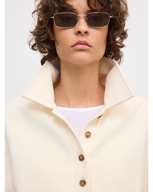House of Dagmar Natural Polo Sweatshirt