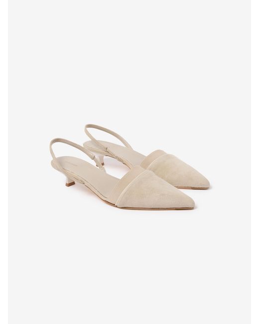 House of Dagmar Blue Suede Slingback