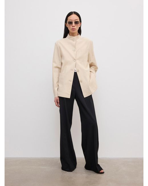 House of Dagmar Natural Cotton Overshirt