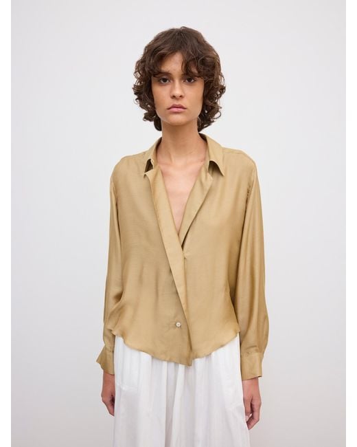 House of Dagmar White Cropped Shirt