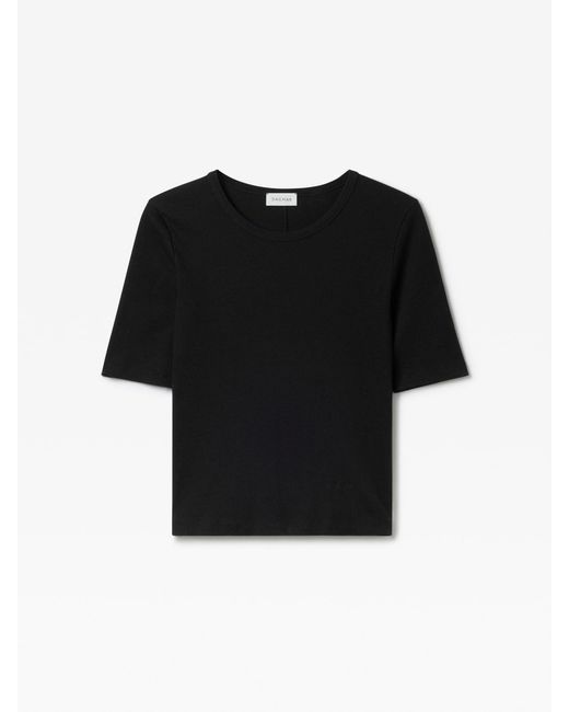 House of Dagmar White Fitted Rib T-Shirt