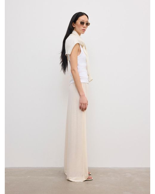 House of Dagmar Natural Jersey Trousers