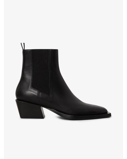 House of Dagmar Black Square Toe Chelsea Boots