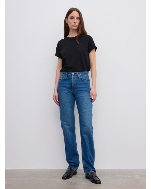 House of Dagmar Blue Straight Leg Denim