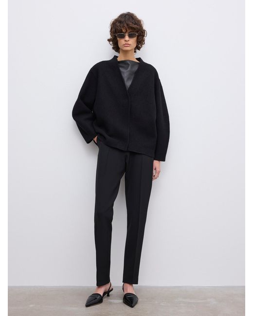 House of Dagmar Blue Long Wool Cardigan